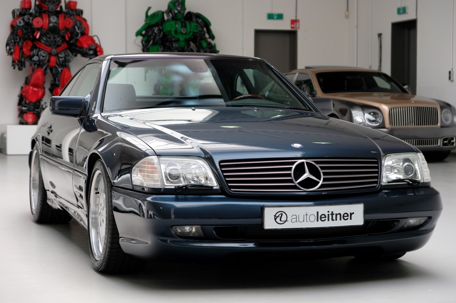 Mercedes Sl Amg Roadster R Smaragdzwart Metallic For Sale At